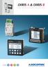 DIRIS A & DIRIS B Power Metering and Monitoring Devices