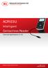 ACR123U. Intelligent Contactless Reader. Technical Specifications V1.03. Subject to change without prior notice.