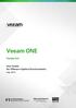 Veeam ONE. Version 8.0. User Guide for VMware vsphere Environments