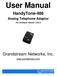 User Manual HandyTone-486 Analog Telephone Adaptor For Firmware Version