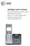 Abridged user s manual. CRL32102/CRL32202/CRL32302/ CRL32352/CRL32452 DECT 6.0 cordless telephone/ answering system with caller ID/call waiting