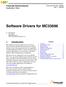 Software Drivers for MC33696