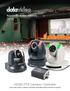 Remote Production Solutions HD/SD PTZ Camera / Controller. Lecture Recording Conference Meeting Automated Studio Remote Production