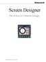 Screen Designer. The Power of Ultimate Design. 43-TV GLO Issue 2 01/01 UK