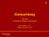 Concurrency CSCI 201 Principles of Software Development