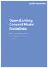 Open Banking Consent Model Guidelines. Part 1: Implementation