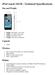ipod touch 16GB - Technical Specifications