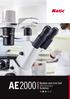 AE2000. Routine and Live Cell Microscope Solution