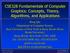 CSE328 Fundamentals of Computer Graphics: Concepts, Theory, Algorithms, and Applications