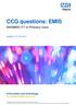 CCG questions: EMIS. SNOMED CT in Primary Care. Updated: 31 th July 2017