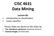 CISC 4631 Data Mining