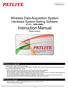 Wireless Data Acquisition System Hardware System Setting Software MODEL: WDS-WIN01 Instruction Manual [Web version]