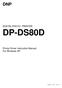 DNP DIGITAL PHOTO PRINTER DP-DS80D. Printer Driver Instruction Manual For Windows XP. January 5, 2015 Ver.1.01