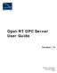 Opal-RT OPC Server User Guide. Version 1.0