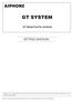 GT SYSTEM. GT Setup Tool for Android SETTING MANUAL
