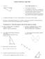 Geometry Final Exam - Study Guide