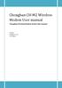Chonghan CH-M2 Wireless Modem User manual