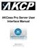 AKCess Pro Server User Interface Manual