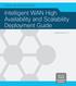 Intelligent WAN High Availability and Scalability Deployment Guide