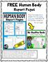 FREE Human Body Report Pages
