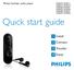 Quick start guide. Install Connect Transfer Enjoy. Philips GoGear audio player