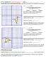 G.CO.A.5 WORKSHEET #9 geometrycommoncore NAME: 1 DOUBLE REFLECTIONS OVER INTERSECTING LINES Plot each of the stages of the composite transformation.