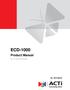 ECD Product Manual. For V Firmware. Ver. 2014/02/25