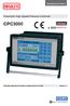 Operating Instructions. Pneumatic High-Speed Pressure Controller CPC3000. Pneumatic High-Speed Pressure Controller Model CPC3000 Version 1.