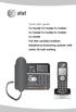 Quick start guide TL74108/TL74208/TL74308/ TL74408/TL74258/TL74358/ TL GHz corded/cordless telephone/answering system with caller ID/call