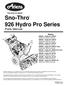 Sno-Thro 926 Hydro Pro Series