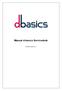 Manual d-basics Servicedesk d-basics b.v.