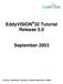 EddyVISION 32 Tutorial Release 5.0. September 2003