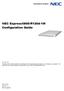 NEC Express5800/R120d-1M Configuration Guide