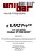 e-barz Pro FOR Linux/Unix Windows NT/2000/2003/XP 2005 by Unibar, Inc All Rights Reserved.