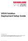VIEVU Solution Deployment Setup Guide