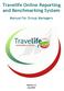 Travelife Online Reporting and Benchmarking System. Manual for Group Managers