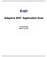 Adaptive DFE Application Note. Formal Status March 19, 2013
