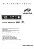 DM-100 JD-MEDIA DIGITAL MESAAGE