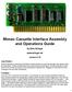 Mimeo Cassette Interface Assembly and Operations Guide