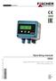 Operating manual DE BA_EN_DE45_LCD Rev. ST4-G 11/17. Digital differential pressure switch / transmitter with colour-change LCD * *