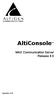 AltiConsole. MAX Communication Server Release 8.5
