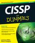CISSP. DUMmIES 4TH EDITION FOR