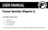 USER MANUAL. Fooman Speedster (Magento 1) User Manual Quick Links. 1. Installation 2. Set up in Magento 3. Verification Steps 4.