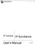 IP Camera. IP Survlliance. User s Manual V_