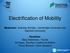 Electrification of Mobility