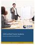 COB Certified Trainer Academy. Become an Accredited COB Certified Trainer