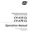 CV-A10 CL CV-A70 CL Operation Manual