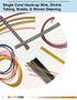Single Core/ Hook-up Wire, Shrink Tubing, Braids, & Woven Sleeving