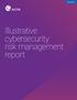 Illustrative cybersecurity risk management report. April 2018