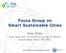 Focus Group on Smart Sustainable Cities